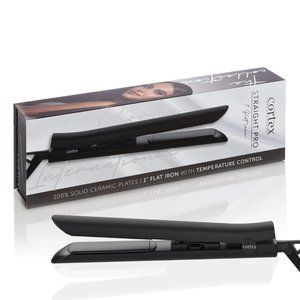 NIB! 1" Ceramic Women's Hair FLAT IRON by Cortex Int'l  (RV $130) - 2 colors‎